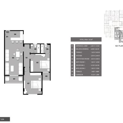 120 sqm apartment for sale inside the Reveal Obour Compound, affiliated with Memaar Al-Ashraf Company